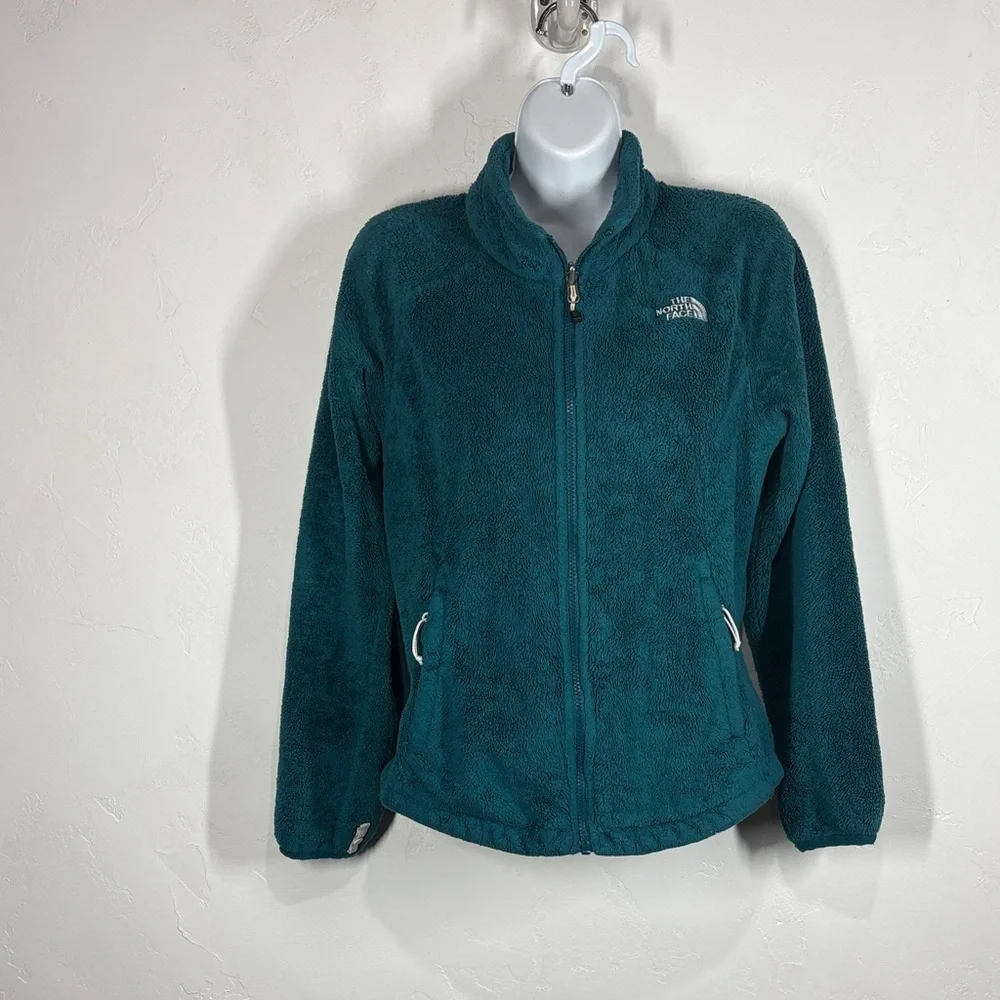 The North Face Women’s Teal Fleece Jacket size small - Picture 1 of 12